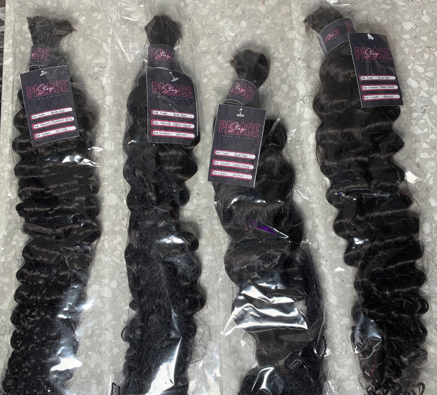 100% Human Hair - Weftless Bundles